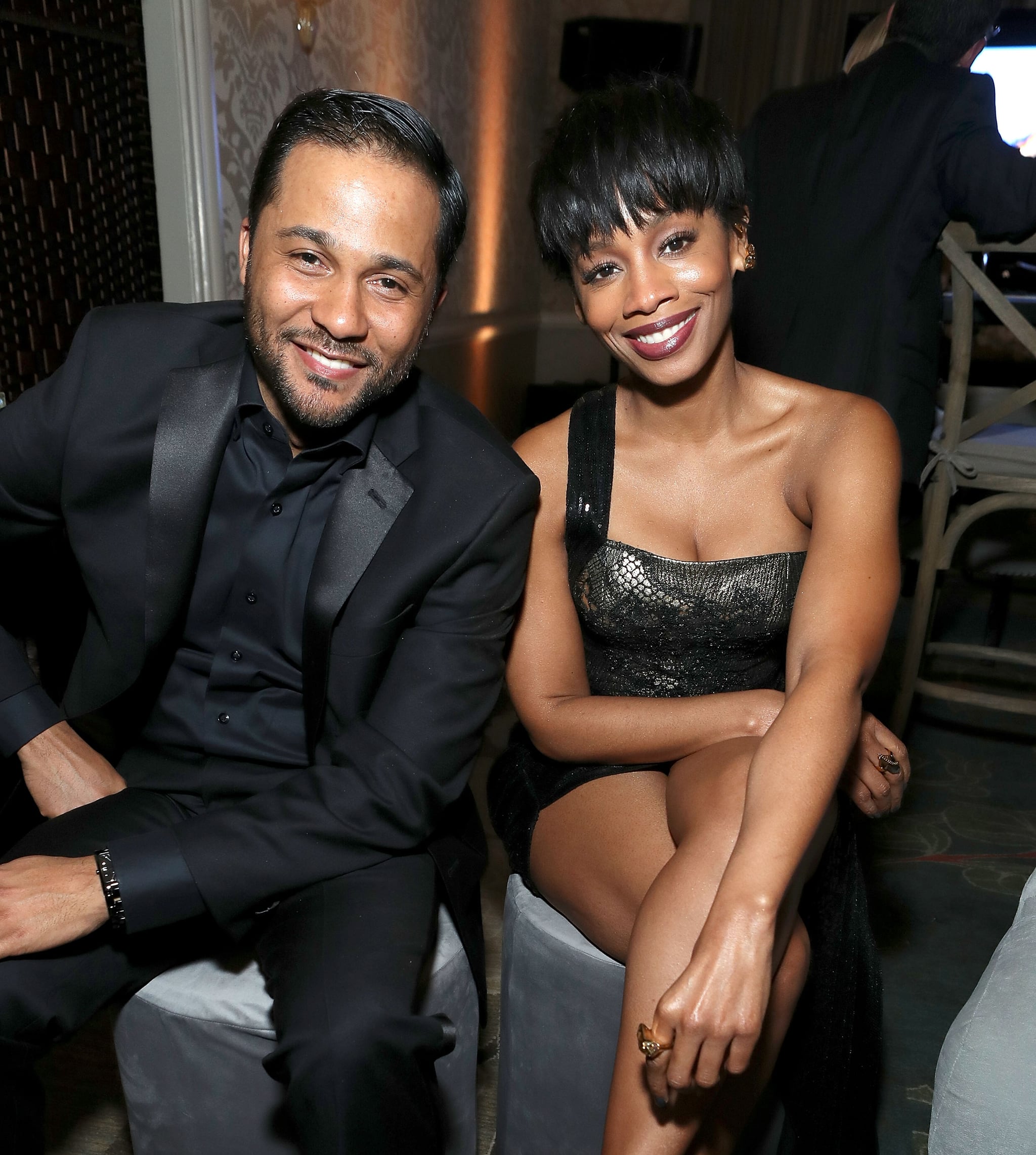 LOS ANGELES, CA - FEBRUARY 26: Actors Jason Dirden (L) and Anika Noni Rose  attend the Annual Mercedes-Benz + ICON MANN 2017 Awards viewing party at Four Seasons Hotel Los Angeles at Beverly Hills on February 26, 2017 in Los Angeles, California.  (Photo by Randy Shropshire/Getty Images for Mercedes-Benz USA)