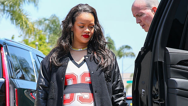 Pregnant Rihanna Glows With ASAP Rocky In LA As They Be expecting Child No. 2: Pictures