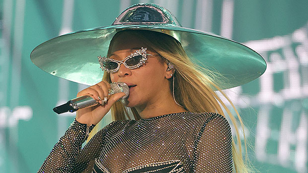 Beyonce Sizzles In Custom Mesh Black Bodysuit By Gucci During Renaissance Tour In Amsterdam: Photo